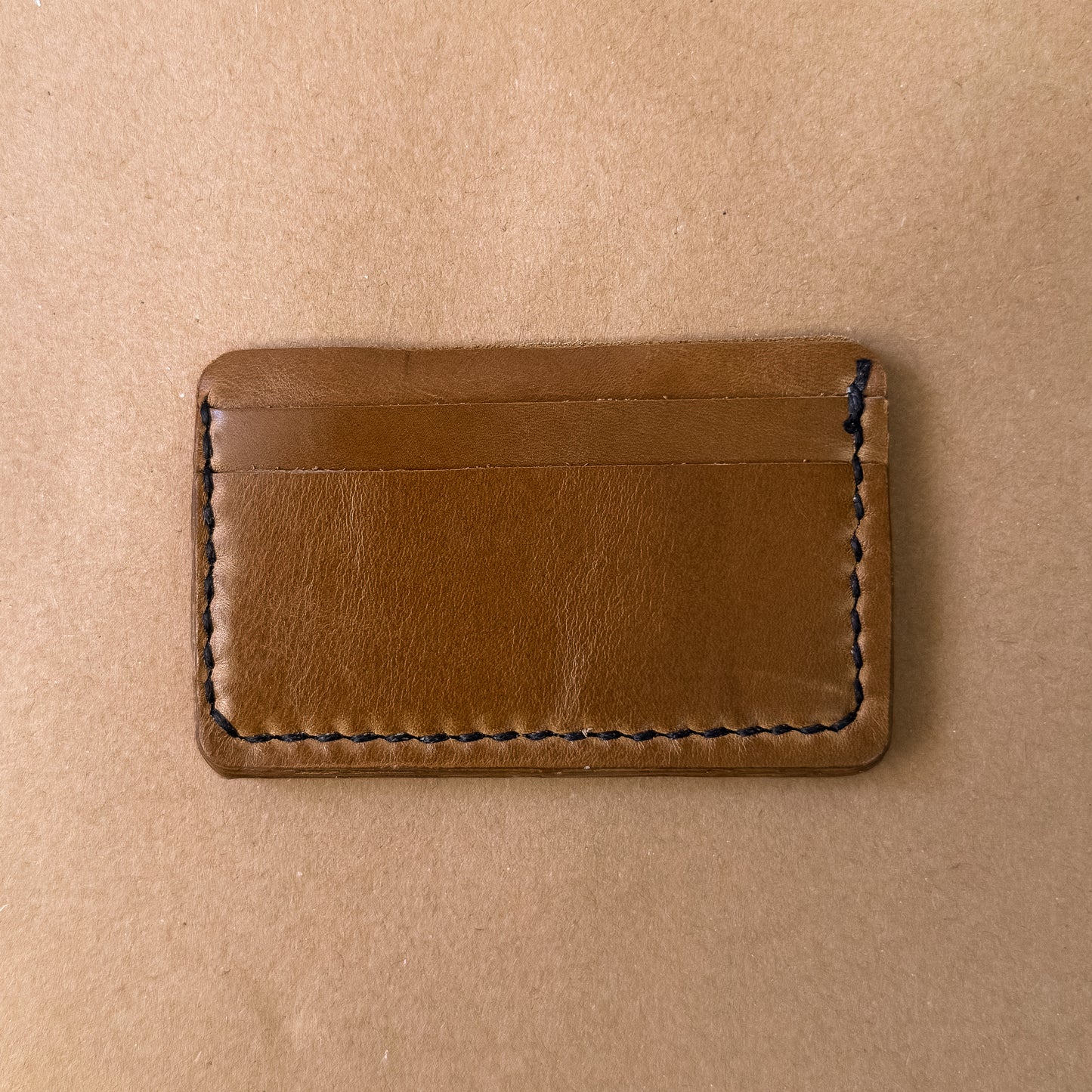 Saddle Tan Card Wallet