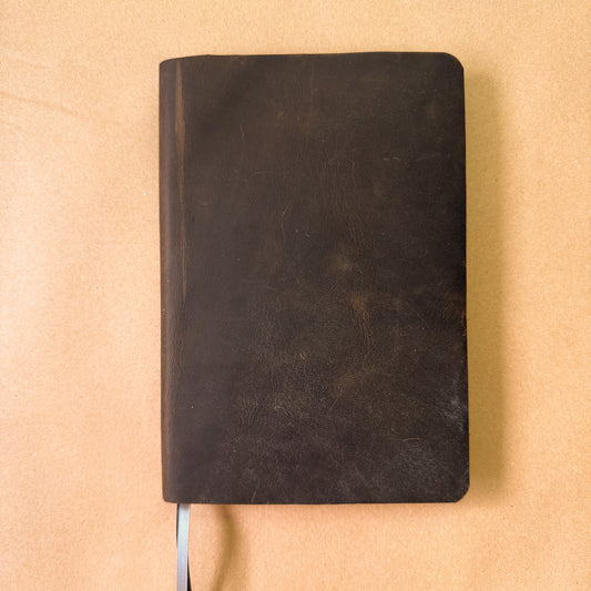 Chocolate Brown Leather Jounral