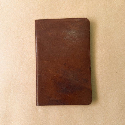 Mahogany Leather Field Notebook