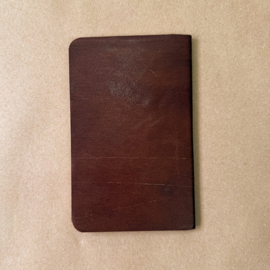 Mahogany Leather Field Notebook