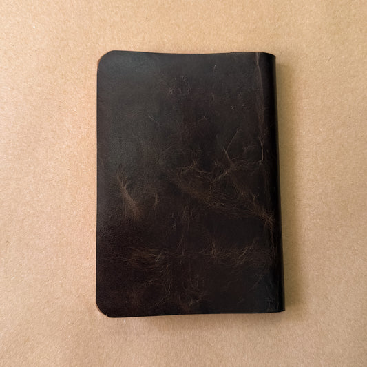 Brown Leather Golf Scorecard