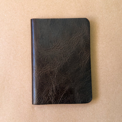 Brown Leather Golf Scorecard