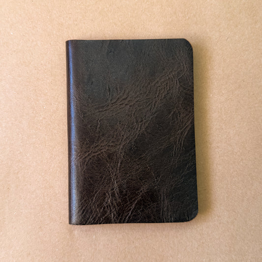 Brown Leather Golf Scorecard