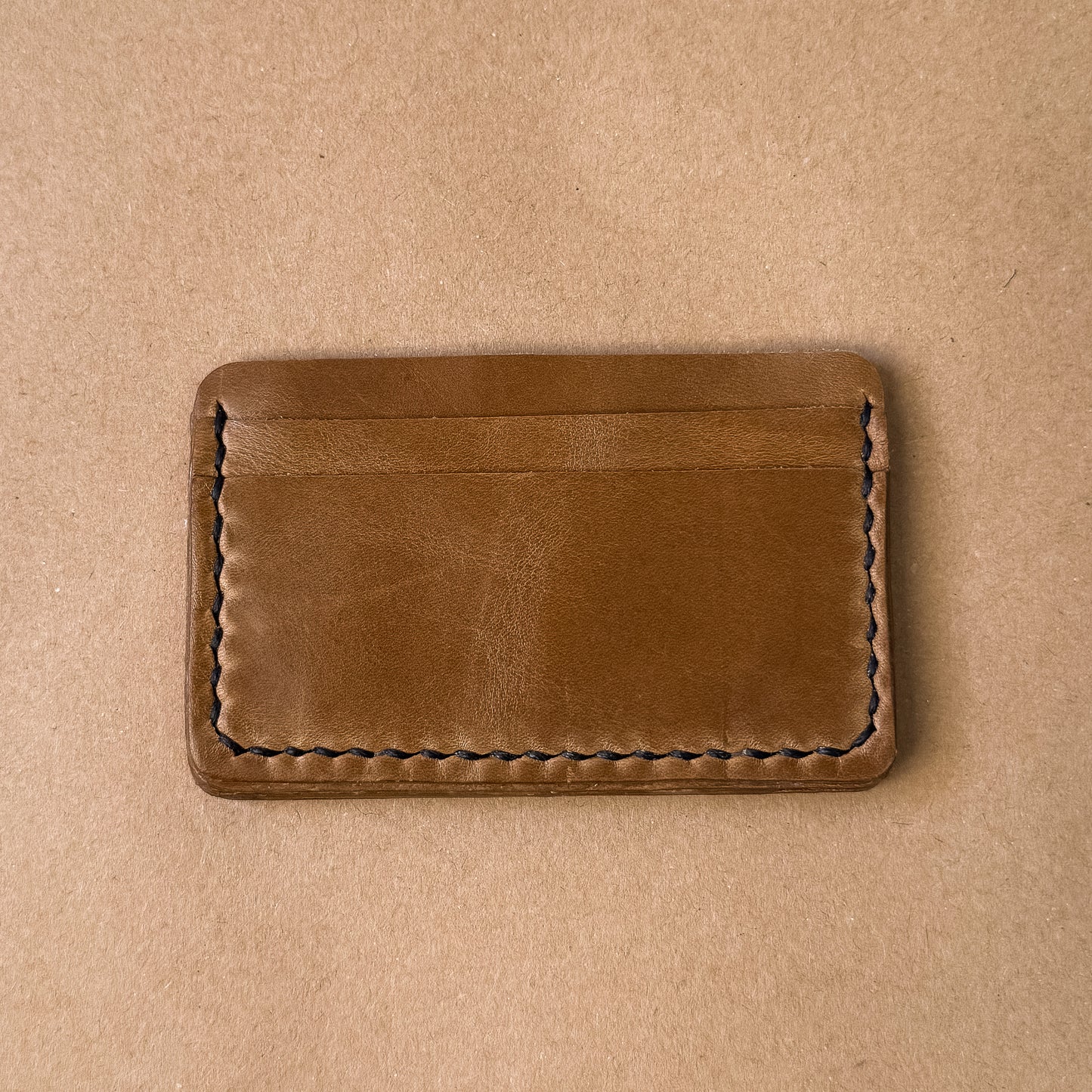 Saddle Tan Card Wallet
