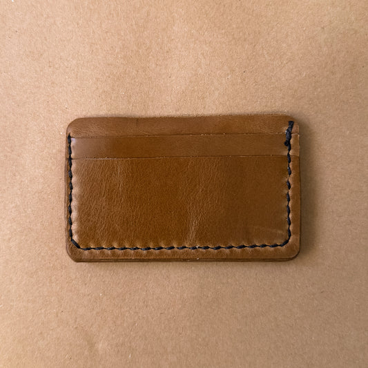 Saddle Tan Card Wallet