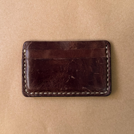 Mahogany Card Wallet