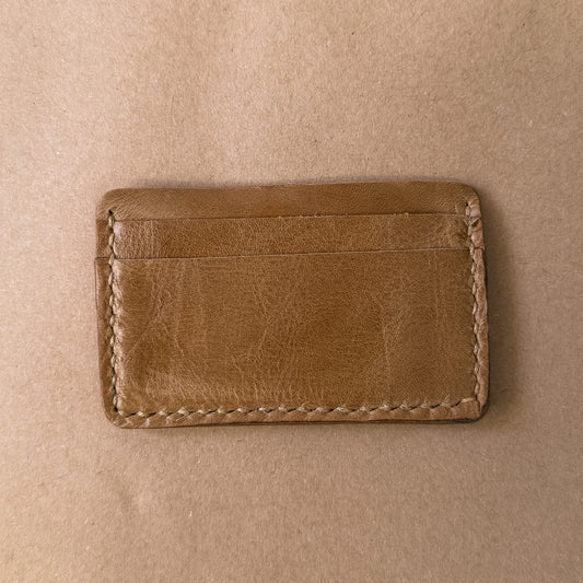 Saddle Tan Card Wallet