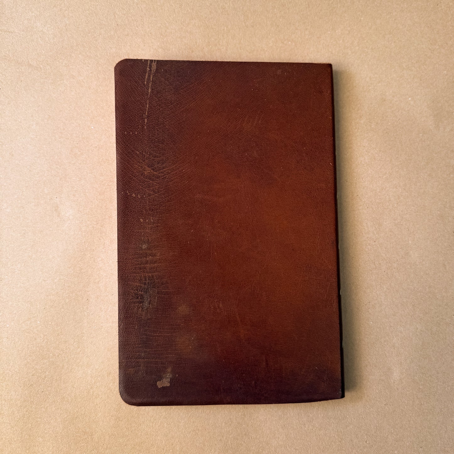 Painted Mahogany Leather Sketchbook